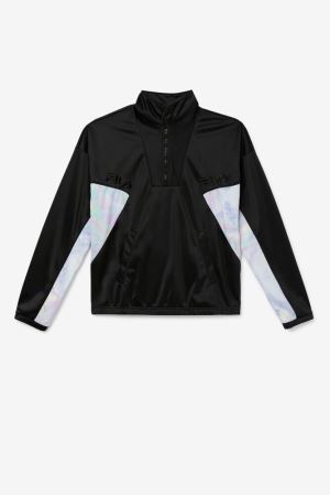 FILA Rally Track Jackets Black,Mens Clothing | CA.VJYSOK058